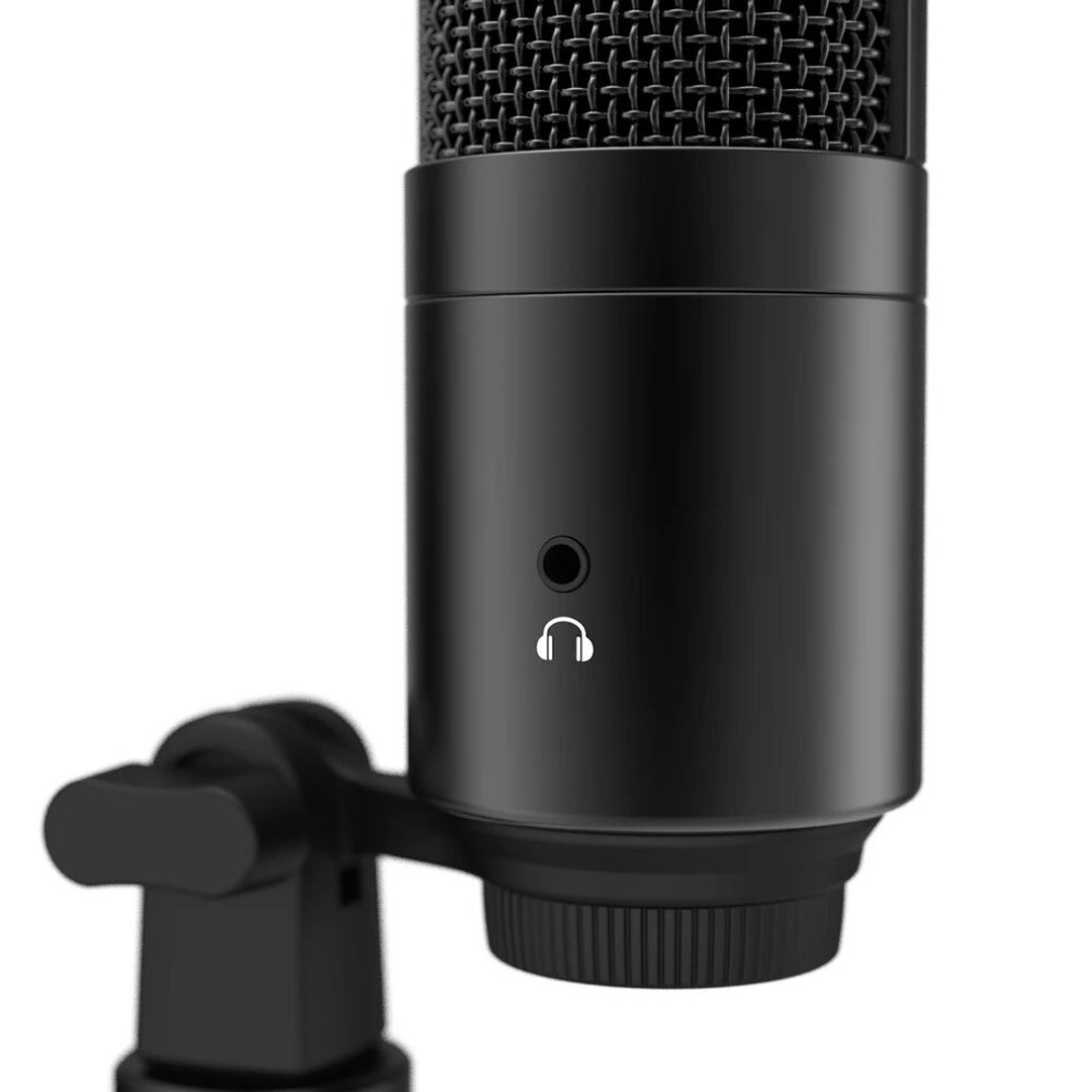 Fifine Technology Condenser Cardioid USB-C Podcast Microphone w/Stand/Pop Filter, , hi-res