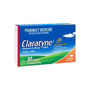 Claratyne Allergy & Hayfever Relief Antihistamine Tablets 30 pack