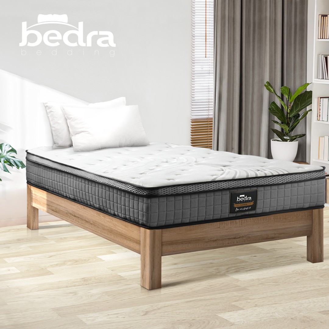 Bedra Single Mattress Bed Spring Mattress 4D Mesh Fabric Medium Firm Foam 22cm