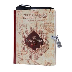 Harry Potter: Marauder's Map Invisible Ink Lock & Key Diary