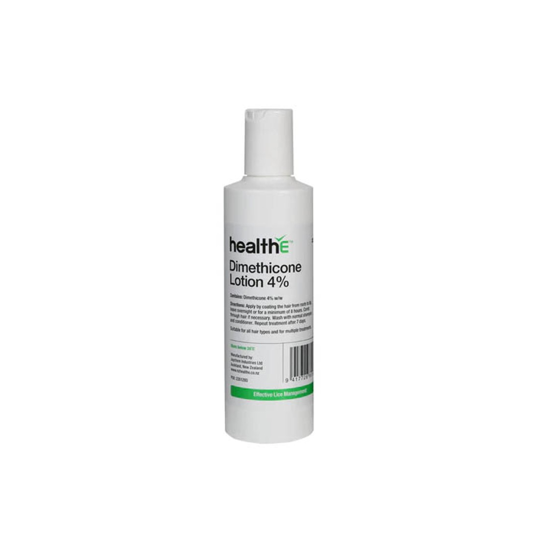Dimethicone-healthE Lotion 4% Head Lice Treatment 200ml