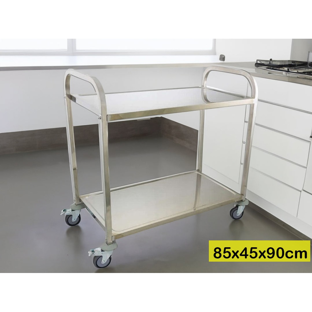 Kitchen Trolley Stainless Steel, , hi-res