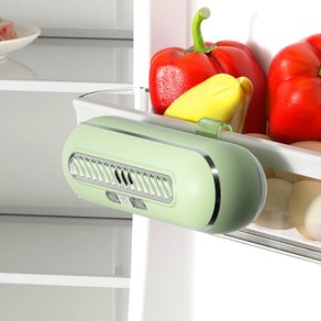USB Rechargeable Refrigerator Deodorizer Shoe Cabinet Odor Eliminator - Green