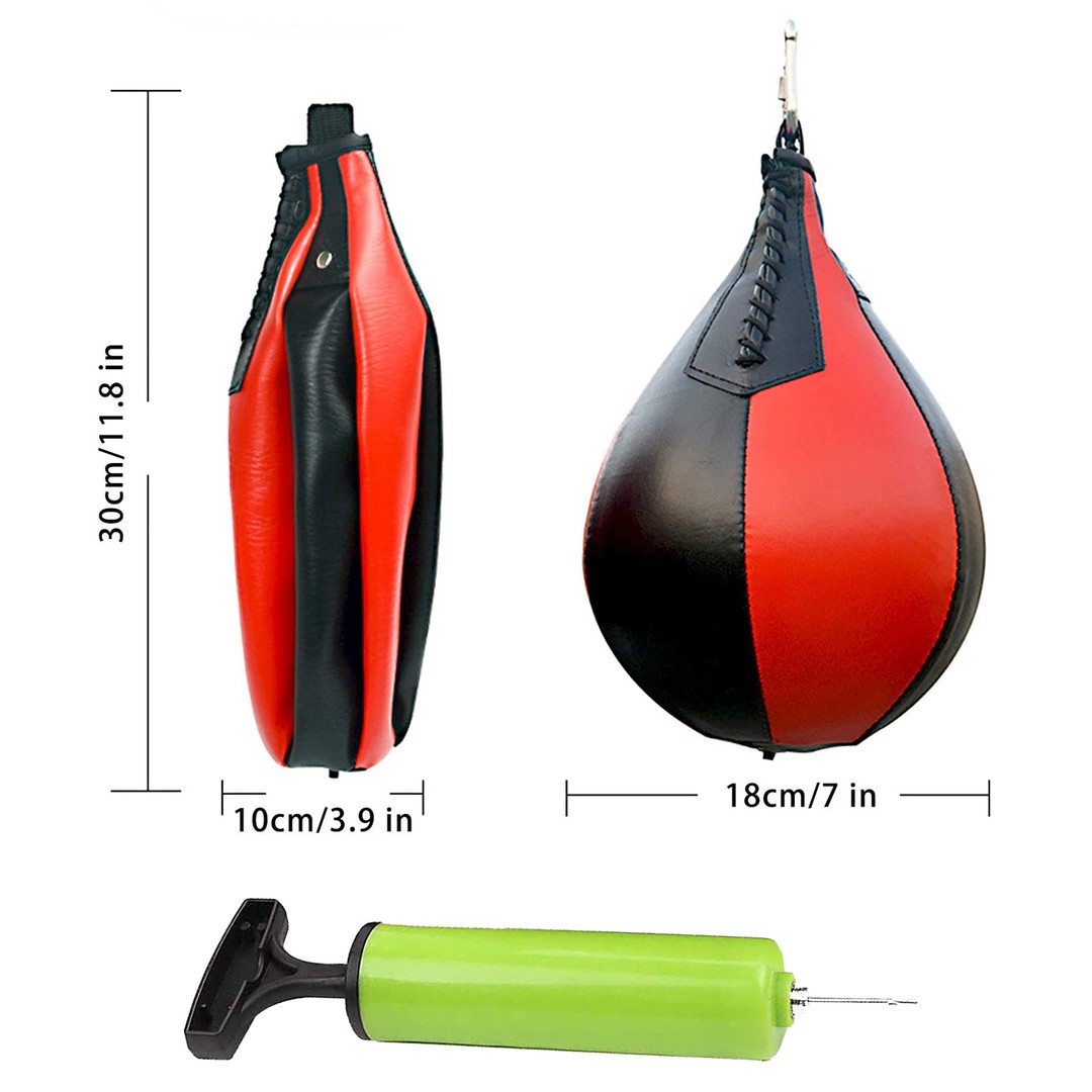 PU Leather Hanging Punch Ball, As shown, hi-res