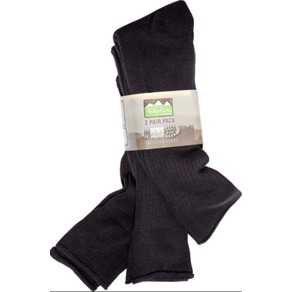 Ridgeline Downunder 3 Pack Socks Black 9-12 - RRP $49!!!