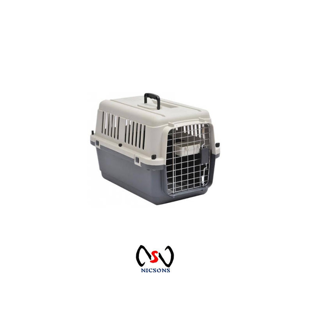Airline Dog Cat Carrier Cage 50x33x33cm Mini