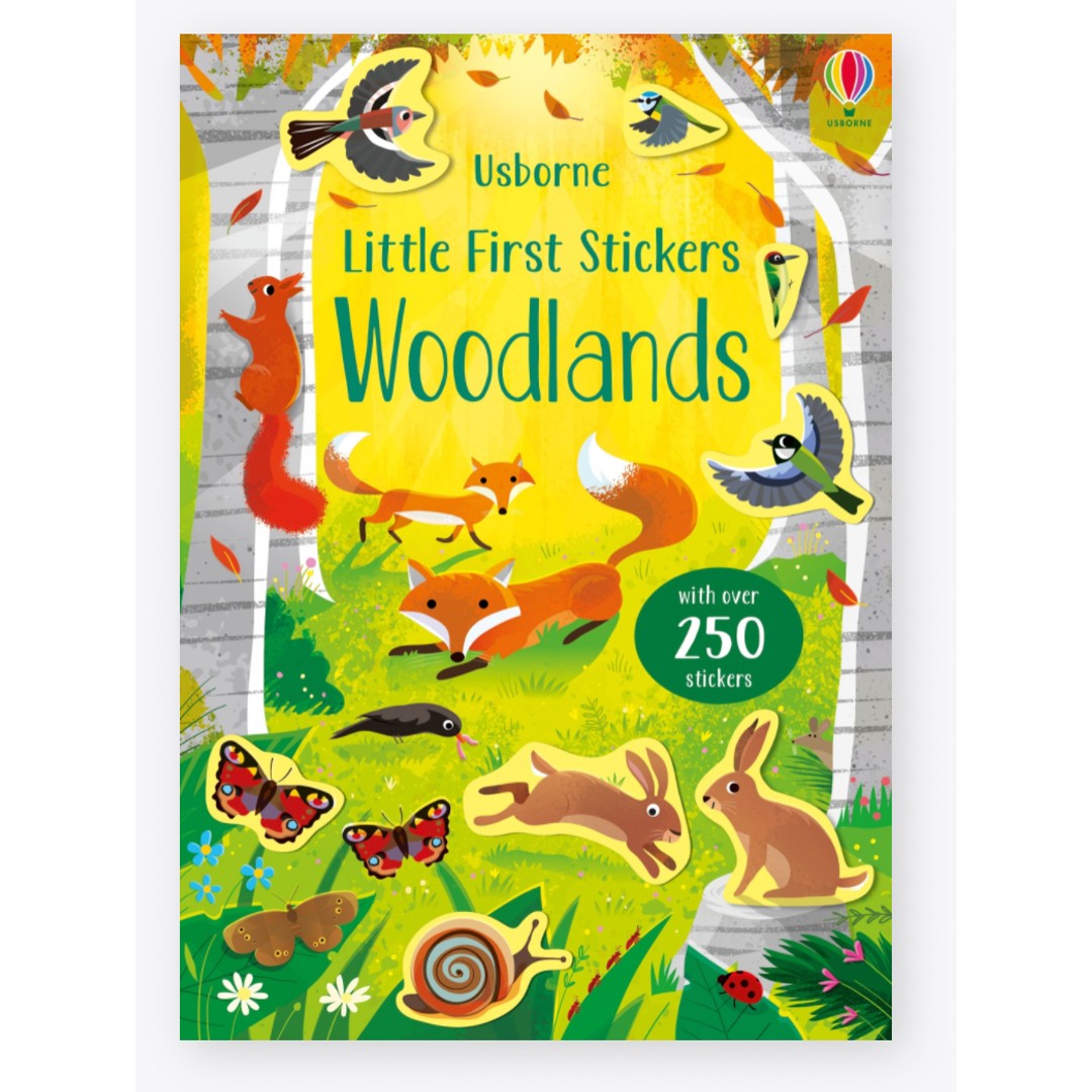 Usborne Little First Stickers Series: Zoo | Farm | Jungle | Seashore | Woodlands | Digger and more