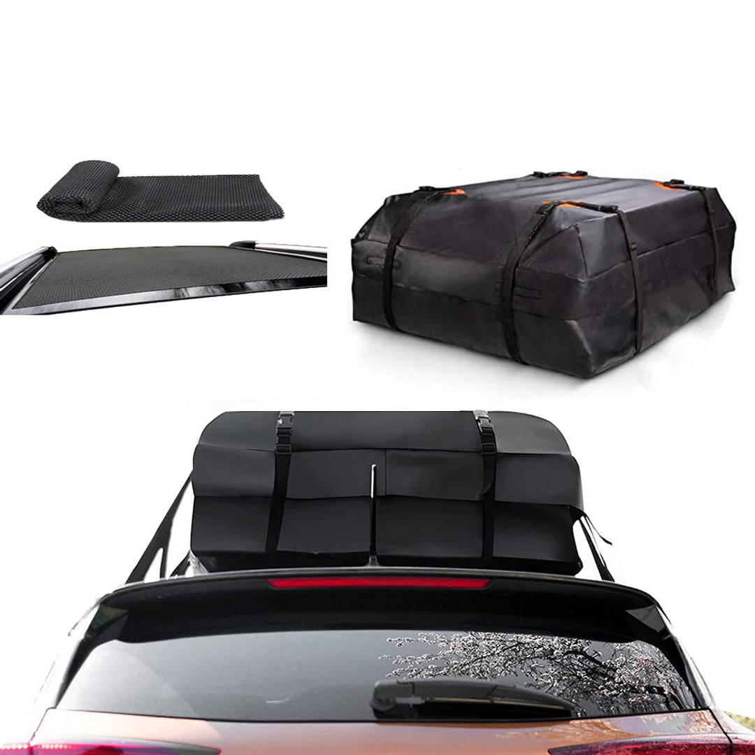 Water Resistant Car Roof Storage Bag Rooftop Cargo Carrier with Anti Slip Mat