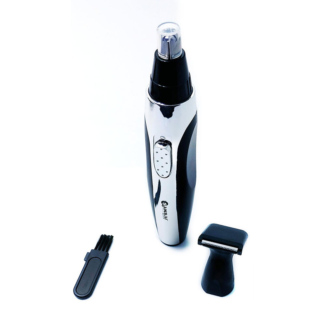 Sansai Portable Cordless Nose/Ear/Moustache Hair Trimmer Stainless Steel Blade
