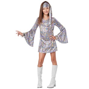Costume King® Disco Darling 1960s 1970s Hippie Hippy Go Go Retro Book Week Girls Costume