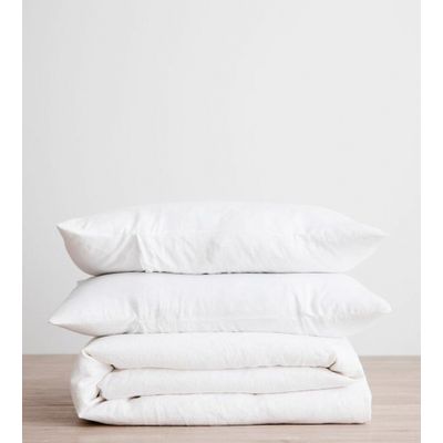 Cultiver Linen Duvet Cover Set White Cultiver Online Themarket