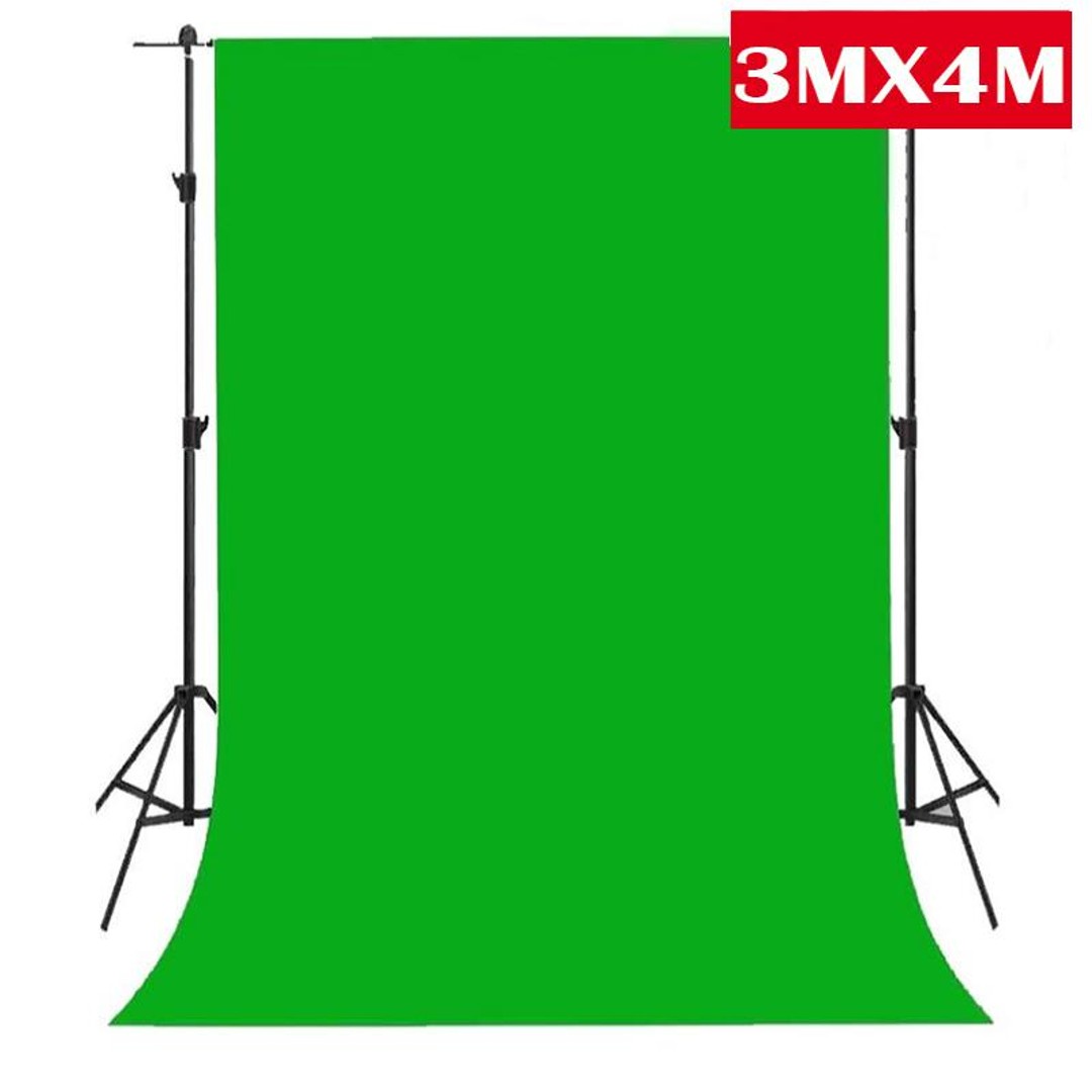 Chromakey Green Screen Backdrop 3M X 4M Muslin Background