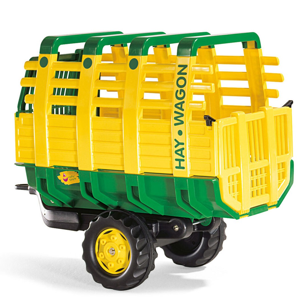 John Deere Rolly 83cm Hay Wagon Trailer/Loader Kids f/ Large Rolly Pedal Tractor