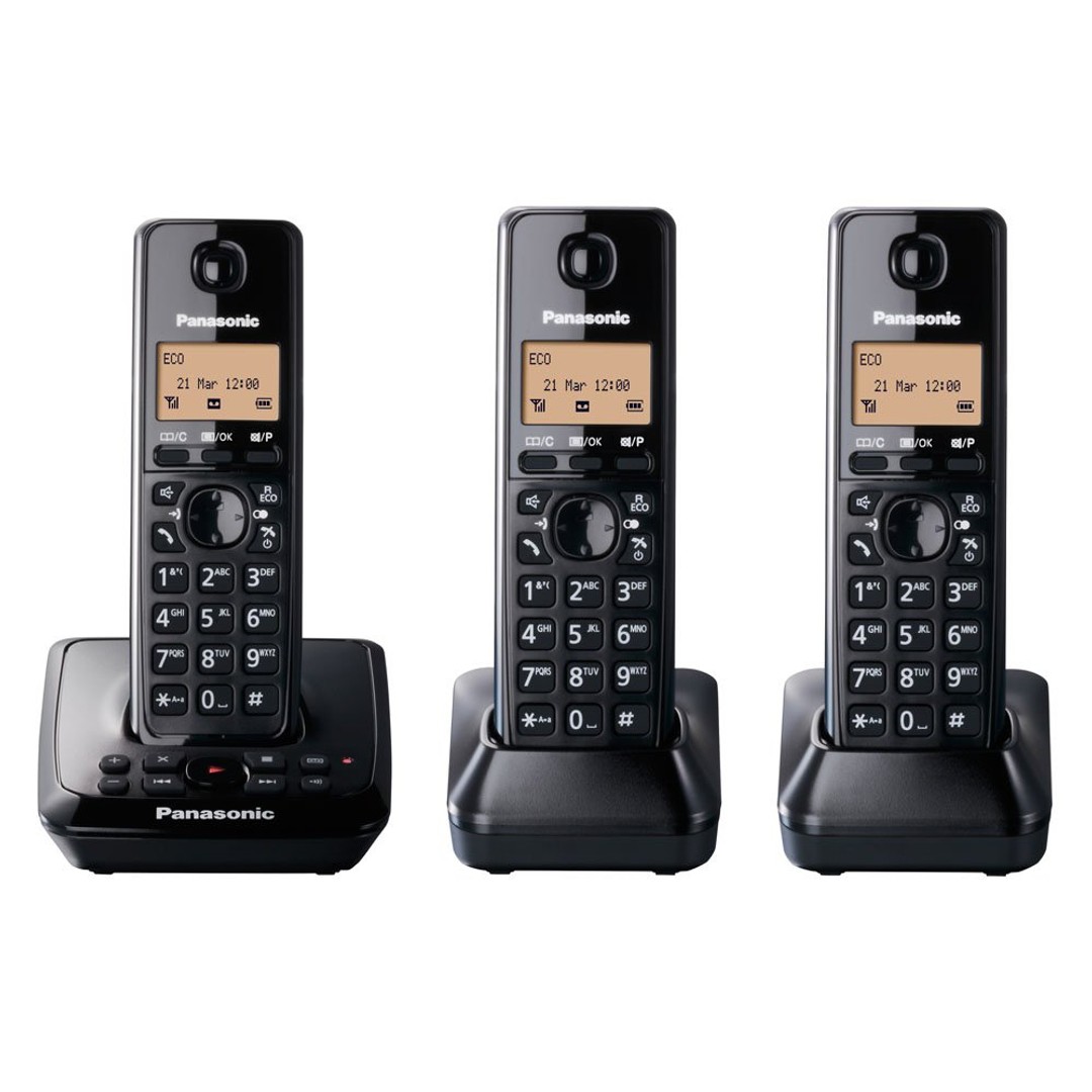 Panasonic KX-TG2723NZB Triple Cordless Phone Pack