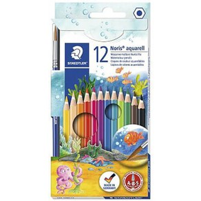 Staedtler Noris Aquarell Watercolour Pencils with Brush