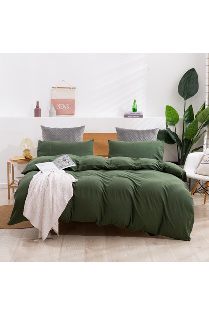 Dreamaker Cotton Jersey Quilt, Olive Green Linen Duvet Cover Nz
