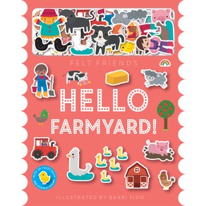 Really Decent Books Felt Friends Hello Farm Kids/Children Activity Play Toy 1y+