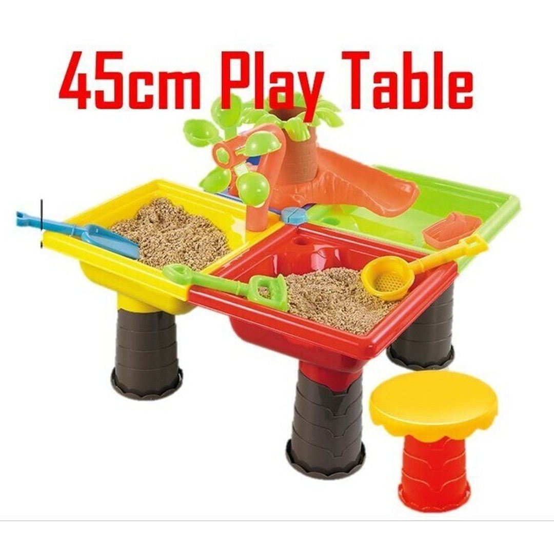 HES SQUARE Kids Child Outdoor Sand and Water Table Play Set Toys Beach Sandpit
