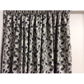Kiwi  Grab One pair of Readymade Curtains drapes Fino Leaves  - 8 sizes