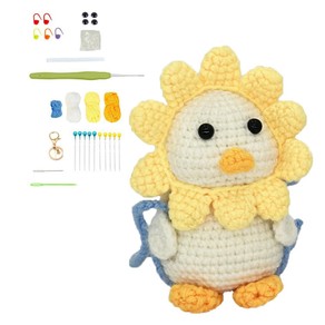Crochet Kit for Beginners Small Duck Crochet Beginner Kit Knitting Kit Style 1