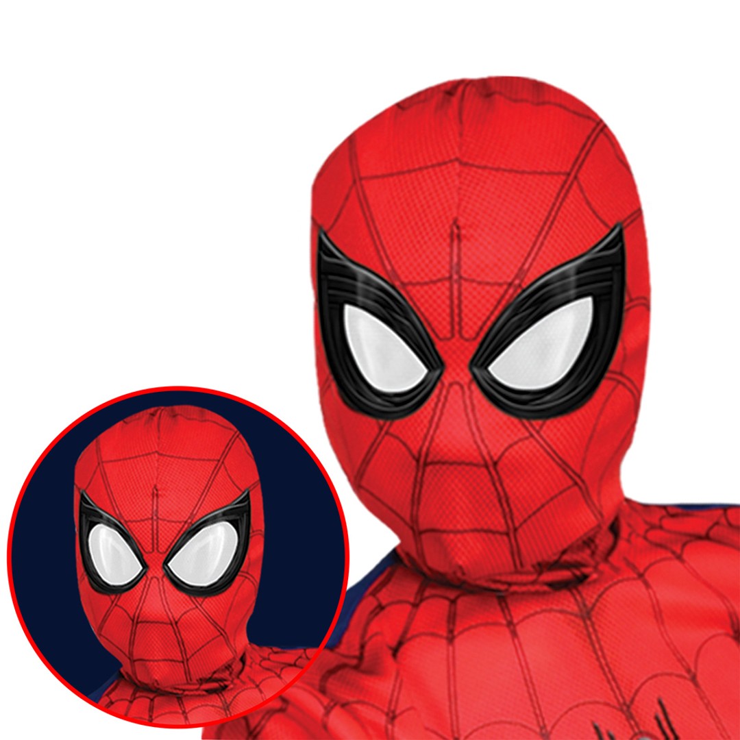 Marvel Spider-Man No Way Home Deluxe Fabric Mask Halloween Kids/Boys Costume