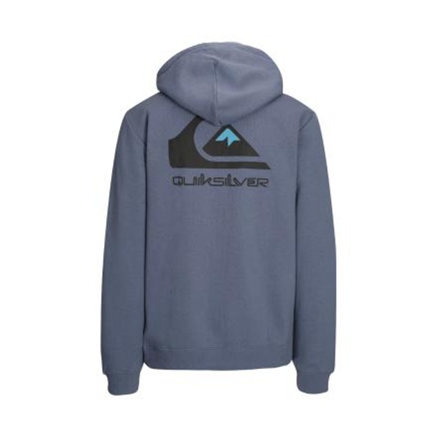 Shop Quiksilver  Men Zip Thru Hoodie  Blue Quiksilver   Shop Quiksilver  Men Zip Thru Hoodie  Blue Quiksilver