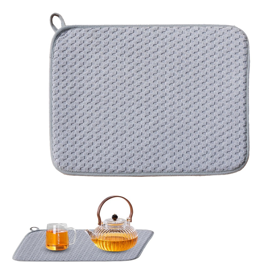 45x60cm Microfiber Dish Drying Mat for Kitchen Counter