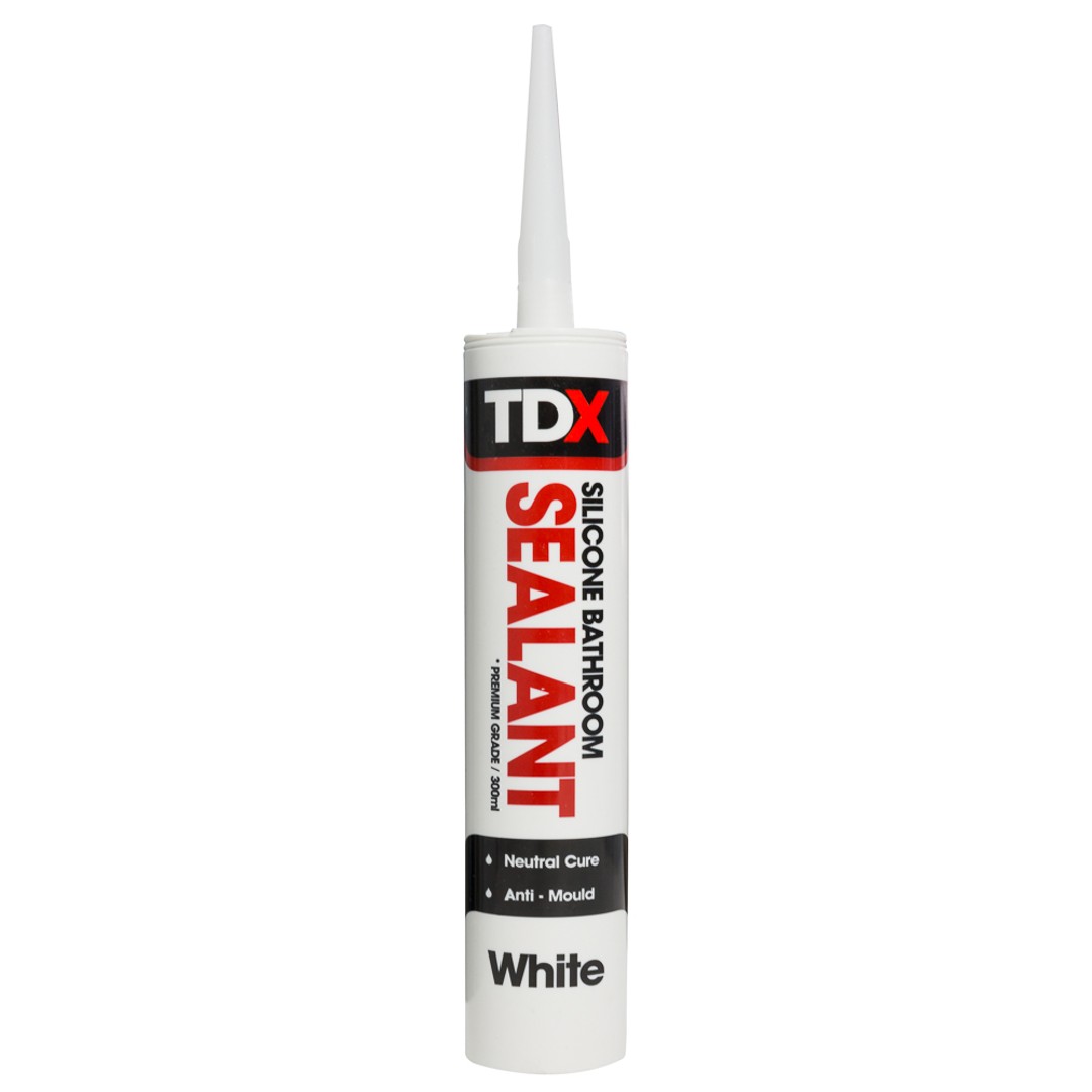 TDX Sealant Bathroom Silicone - White
