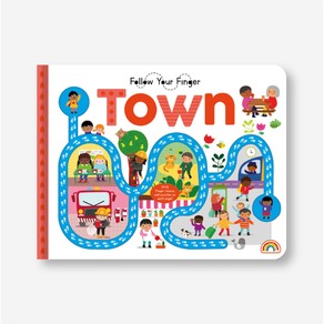 Really Decent Books Follow Your Finger Town Kids/Children/Toddler Learning 1y+