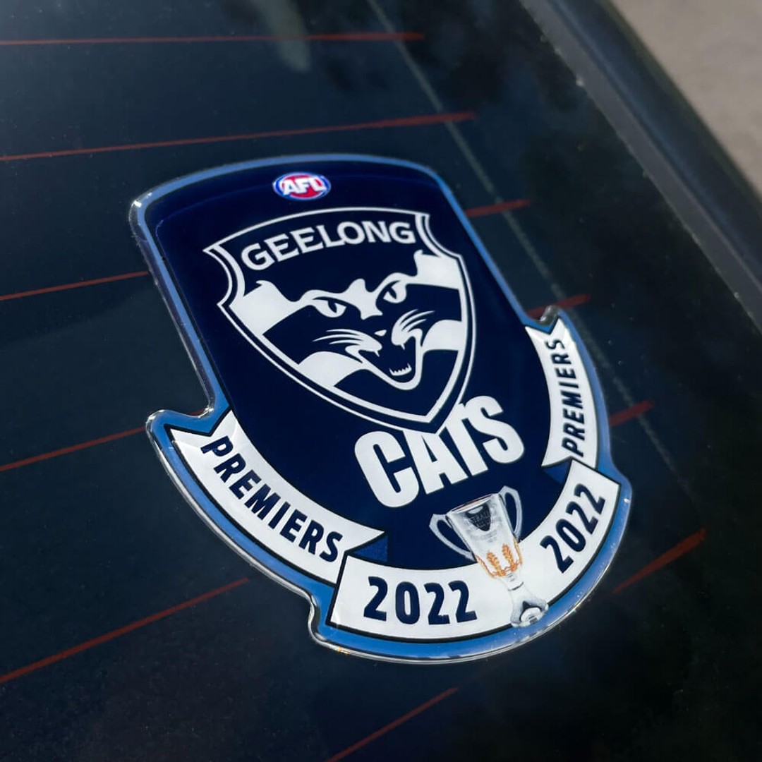 Fan Emblems - AFL: Geelong 2022 Premiership Logo Decal