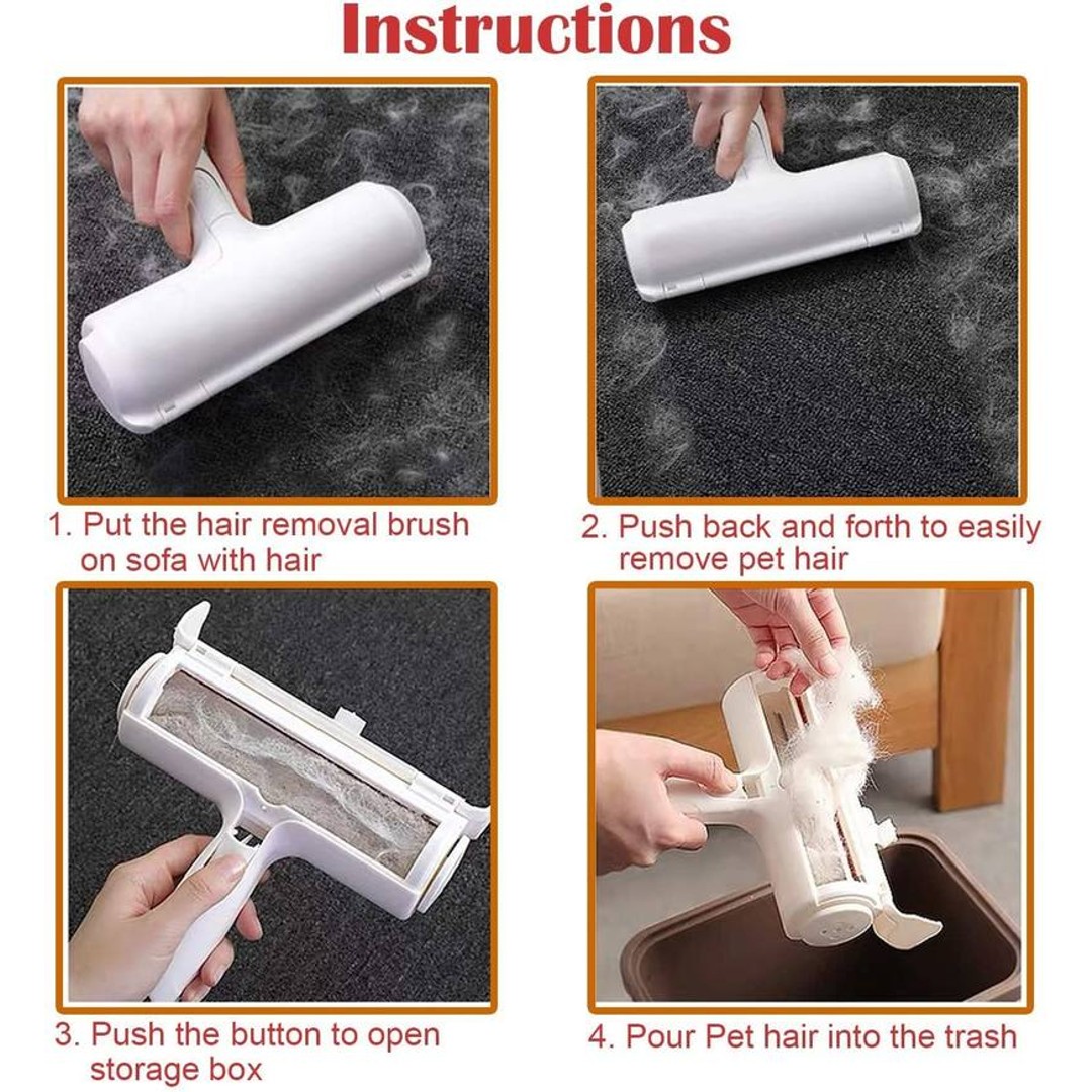 Reusable Pet Hair Remover Roller Brush | The Warehouse