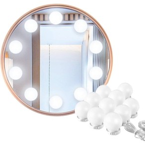 Vanity Mirror Lights Kit -10 Dimmable Light Bulbs -3 Color Model