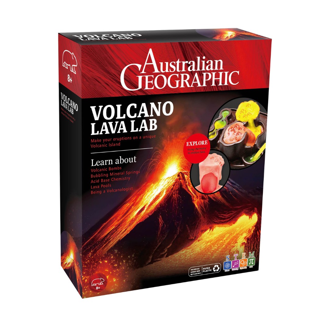 Australian Geographic Volcano Lava Lab Learning/Educational/Activity Kids 8+