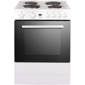 Vogue Freestanding Oven 60cm with Hotplates - White