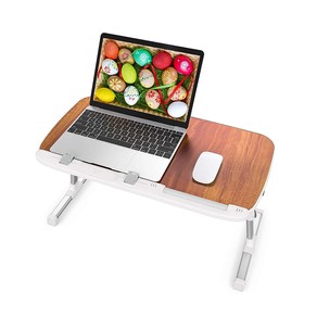 TaoTronics Foldable Laptop Table for Bed Lap Desks Height Adjustable Tray Table