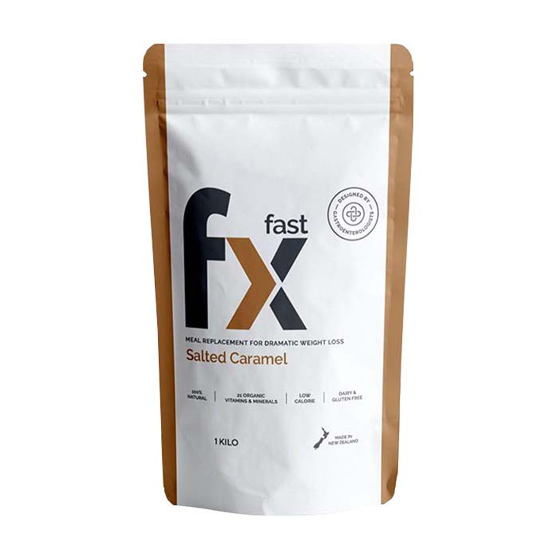Fast Fx Meal Replacement Salted Caramel, 20 servings, NZ 100% Natural