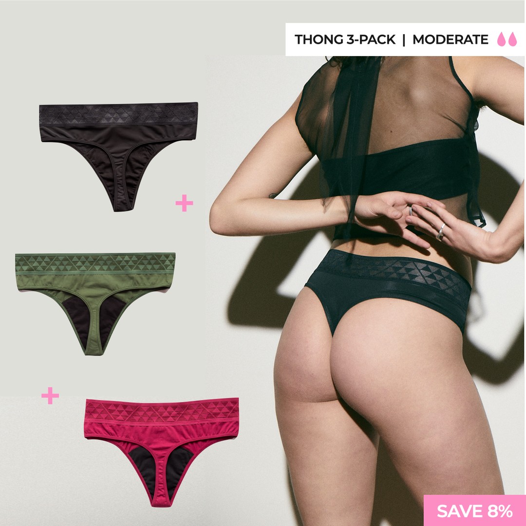 Mixed Thong Period Pack