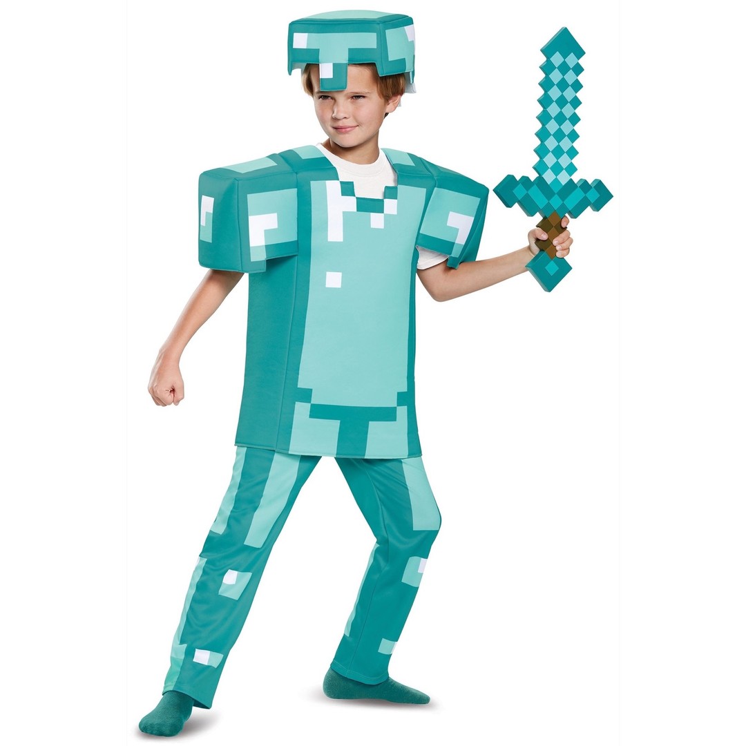 Costume King® Minecraft Armor Deluxe Mojang Object Tiers Video Game Child Boys Costume