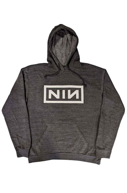 Nine Inch Nails Hoodie Classic Band Logo Official Unisex Charcoal Grey  Pullover | Paradiso Clothing Online | TheMarket New Zealand