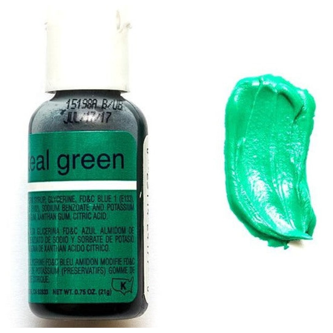 Chefmaster Liqua-Gel Teal Green 20gm