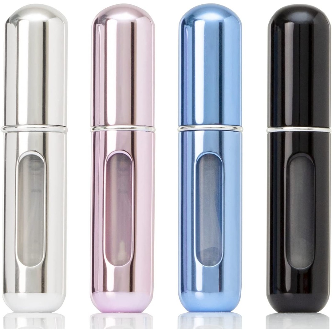 4Pack Portable Mini Refillable Perfume Atomizer Bottle