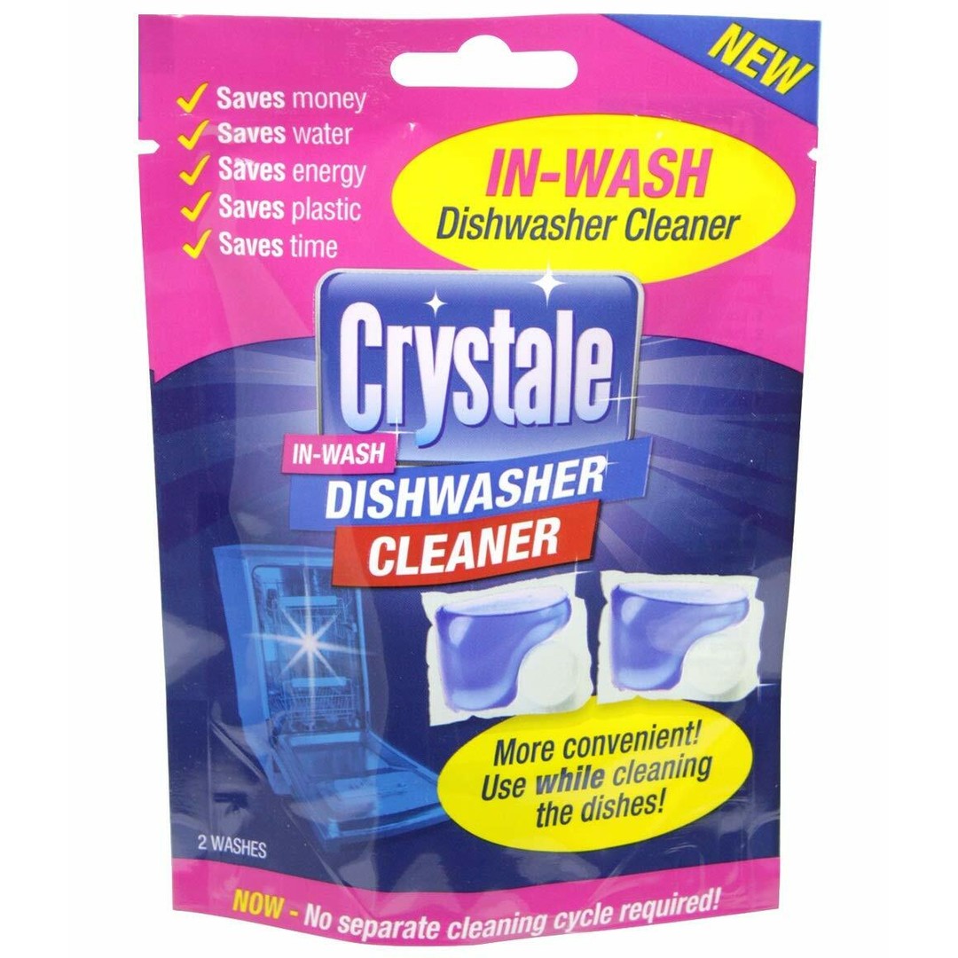 Crystale In-Wash Dishwasher Cleaner - 2 Washes
