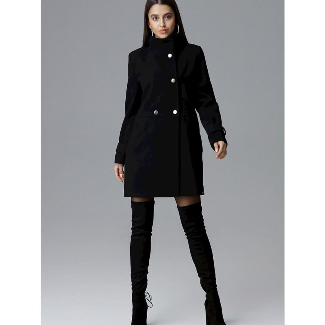 Coat OXAXTL By Figl for Women Black
