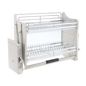 2 Tier Pull-Out Cabinet Organizer Drop Down-600MM