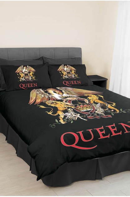 Queen Band King Bed Quilt Doona, Black And Gold Duvet Cover Nz