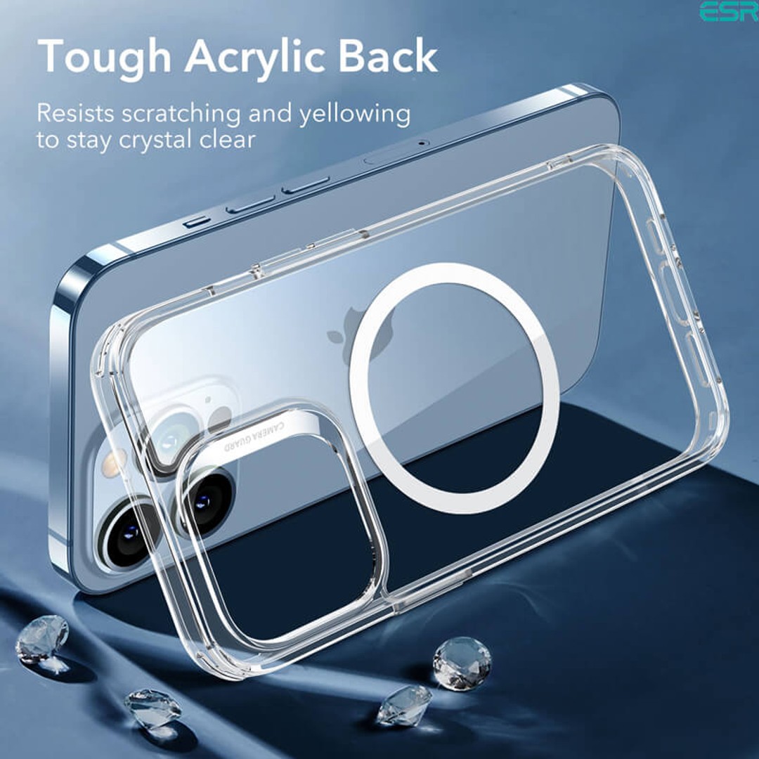 ESR iPhone 13 Pro Case | Classic Hybrid with MagSafe HaloLock Clear, Clear, hi-res