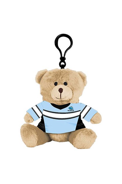 Cronulla Sharks NRL Plush Teddy Bear Sublimated 2019 Team Jersey Embroidered 