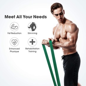 4 pcs Workout Pull up Assist Band Exercise Resistance Bands