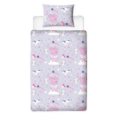 Peppa Pig Childrens Kids Sleepy Rotary Duvet Set Peppa Pig