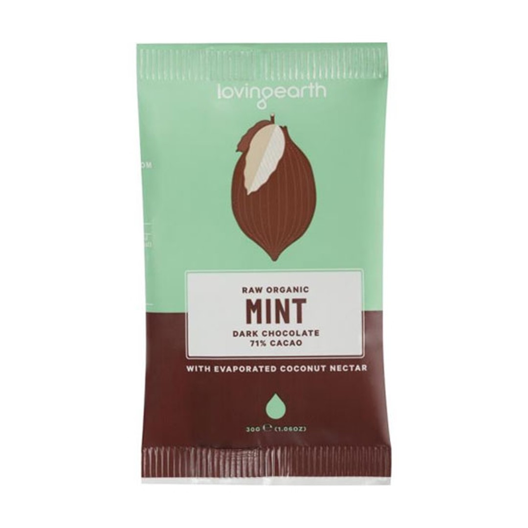 Loving Earth Mint Dark Chocolate